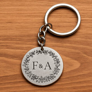 Llavero Inox Iniciales