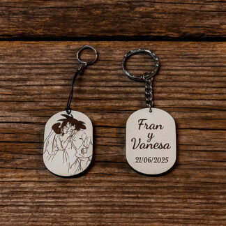 Llavero Ovalado Logo