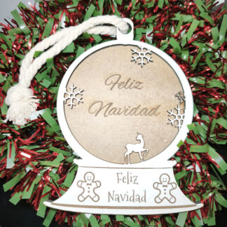 Bola Feliz Navidad Nombre